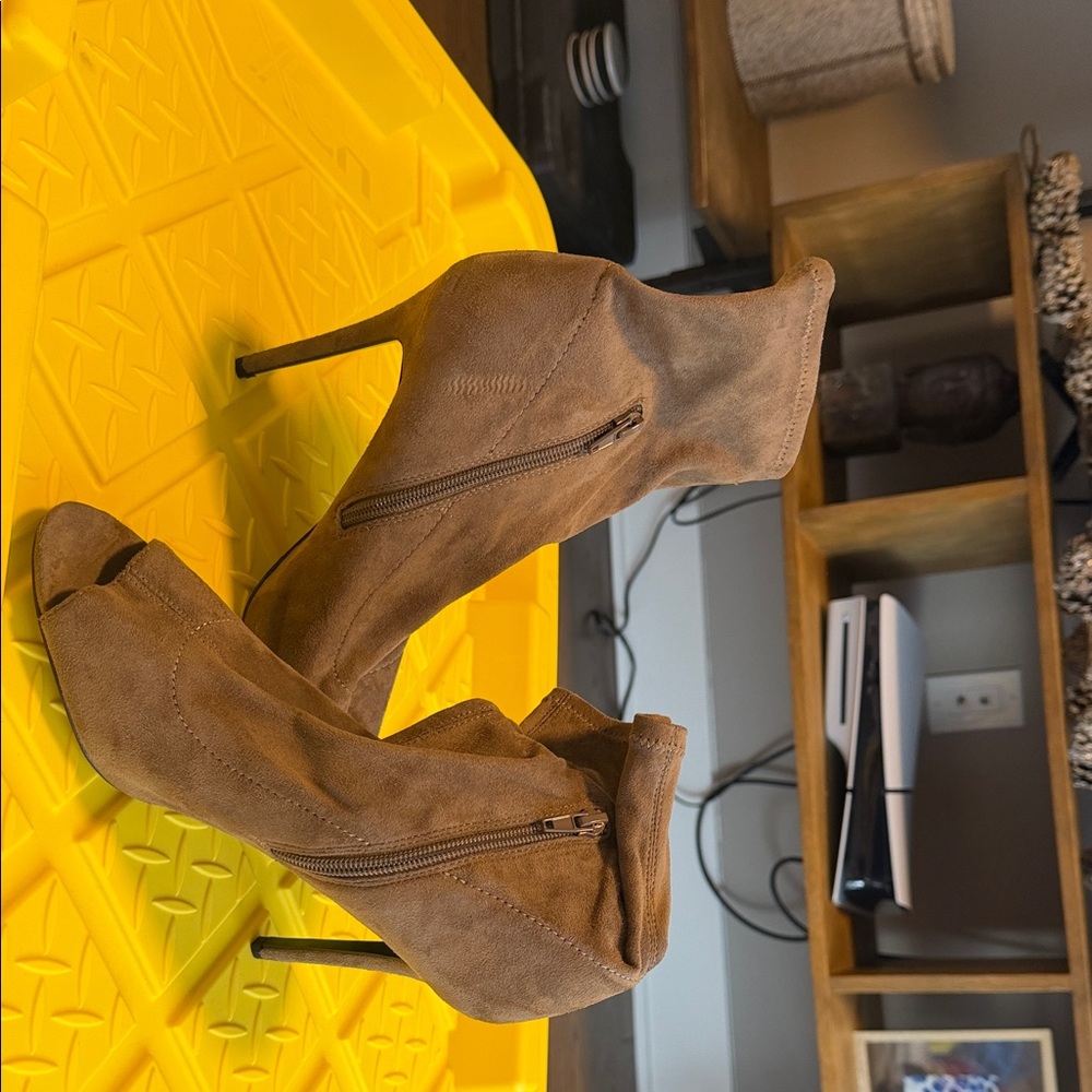 Aldo Tan Heeled Ankle Boots